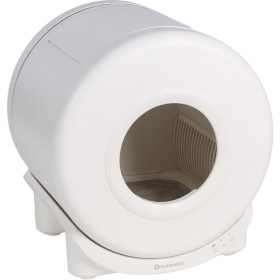 Самопочистваща се котешка тоалетна Flamingo Atlas White 52 x 49 x 56 см – с приложение и сензори